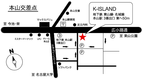 K-ISLAND,地図
